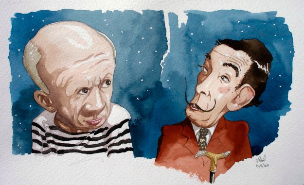 salvador-DALI-versus-pablo-picasso-exhibition-museum-barcelona-march-june-2015-2
